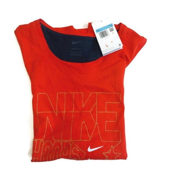 Nike Dri-Fit Primary Hoops Tank Top T Shirt Mens Size M Hoops Champion Red - Picture 7 of 7